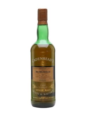 Benromach 1966 27 Year Old Cadenheads Speyside Whisky