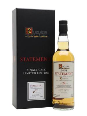 Tamnavulin 1993 29 Year Old Blackadder Statement No56 Speyside Whisky