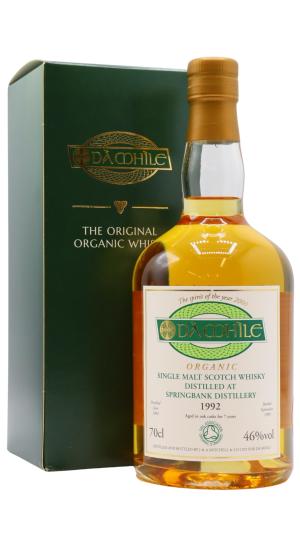 Springbank 7 year old Da Mhile Organic Single Malt 1992 Whisky 70cl 46 ABV