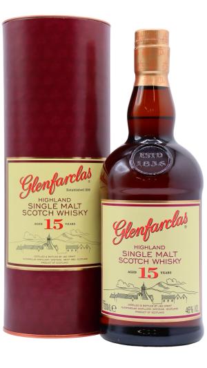 Glenfarclas 15 year old Highland Single Malt Scotch Whisky 70cl 46 ABV