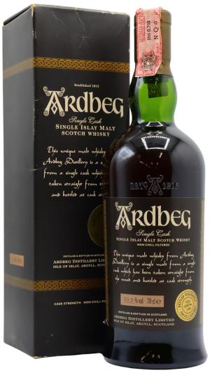 Ardbeg 25 year old Single Cask 2396 1976 Whisky 70cl 535 ABV