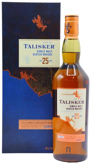 Talisker 25 year old Single Malt Scotch Whisky 70cl 458 ABV