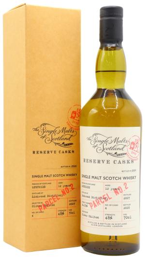 Linkwood 12 year old Single Malts Of Scotland Reserve Cask Parcel 2 2007 Whisky 70cl 48 ABV