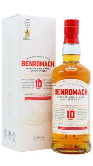 Benromach 10 year old Speyside Single Malt Scotch Whisky 70cl 43 ABV