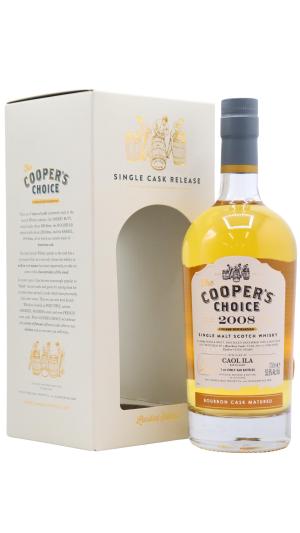 Caol Ila 12 year old Coopers Choice Single Bourbon Cask 14 2008 Whisky 70cl 535 ABV
