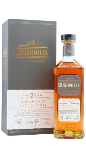 Bushmills 21 year old Irish Single Malt Whiskey 70cl 40 ABV