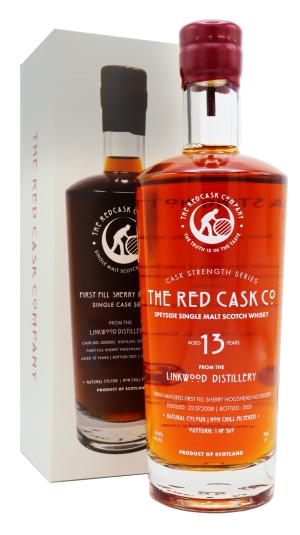 Linkwood 13 year old Red Cask Co Single Sherry Cask 303020 2008 Whisky 70cl 588 ABV
