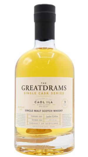 Caol Ila 9 year old Great Drams Rare Cask Series 2013 Whisky 70cl 482 ABV