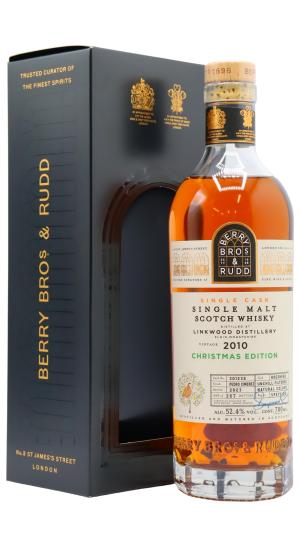 Linkwood 13 year old Berry Bros Rudd Christmas Edition Single Cask 301235 2010 Whisky 70cl 524 ABV