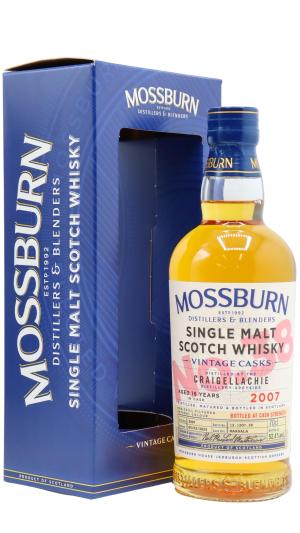 Craigellachie 16 year old Mossburn Vintage Cask Batch 38 2007 Whisky 70cl 524 ABV