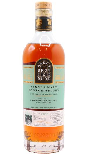 Linkwood 14 year old Glens Valleys Berry Bros Rudd Single Cask 301242 2010 Whisky 70cl 549 ABV