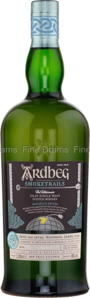 Ardbeg Smoketrails Manzanilla Edition 1 Liter 100 cl 46