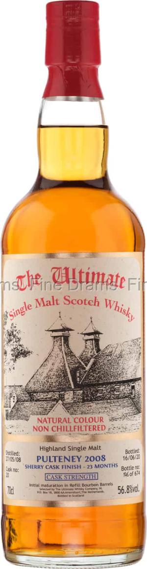 Pulteney 12 Year Old 2008 Cask 20 The Ultimate Whisky Company 70 cl 568