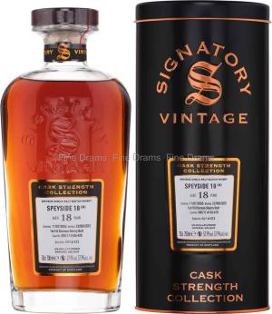 Speyside M Macallan 18 Year Old 2005 Cask DRU17A106 20 Signatory Cask Strength 70 cl 579