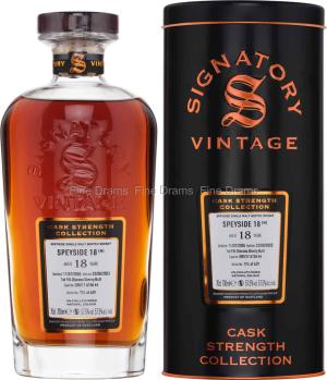 Speyside M Macallan 18 Year Old 2005 Cask DRU17 A106 4 Signatory Cask Strength 70 cl 575