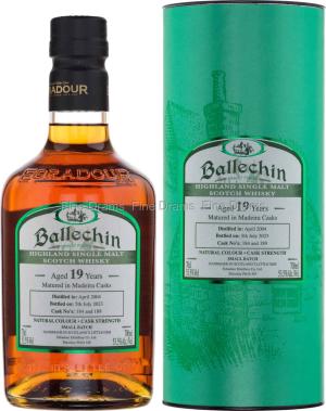 Ballechin 19 Year Old 2004 Small Batch Madeira Cask 184 189 70 cl 535