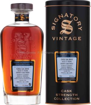 Caol Ila 11 Year Old 2010 Cask 103 Signatory Cask Strength 70 cl 57