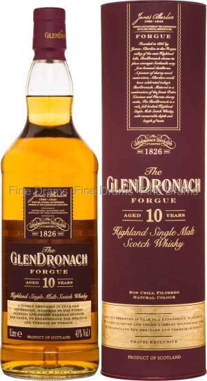 Glendronach 10 Year Old Forgue 1 Liter 100 cl 43