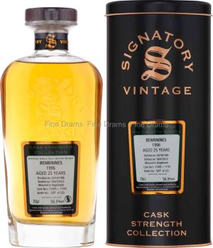 Benrinnes 25 Year Old 1996 Cask 11695 11701 Signatory Cask Strength 70 cl 569