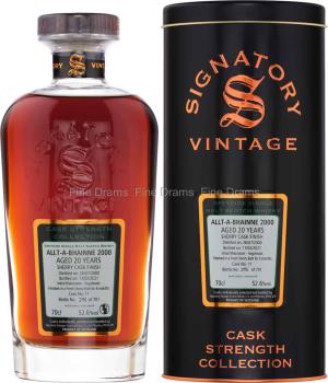 AlltBhainne 20 Year Old 2000 Cask 11 Signatory Cask Strength 70 cl 526