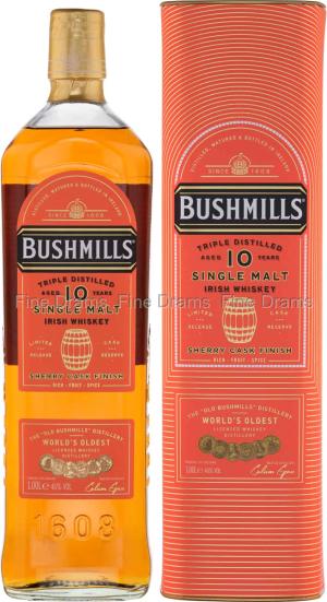 Bushmills 10 Year Old Sherry Cask 1 Liter 100 cl 46