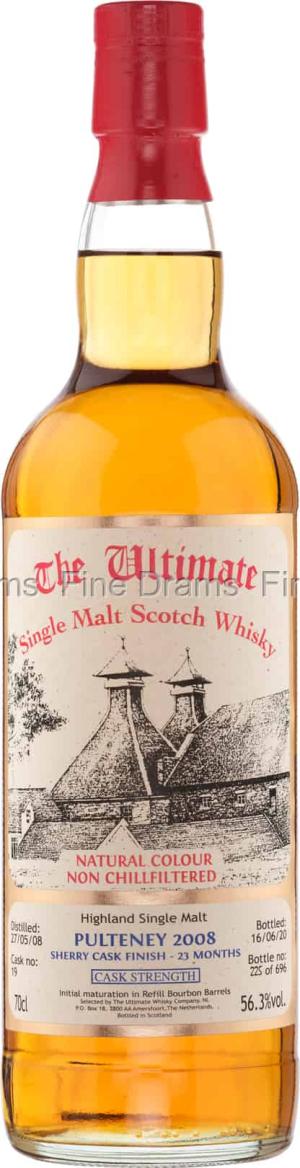 Pulteney 12 Year Old 2008 Cask 19 The Ultimate Whisky Company 70 cl 563