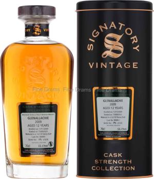 Glenallachie 12 Year Old 2009 Cask 900851 Signatory Cask Strength 70 cl 664