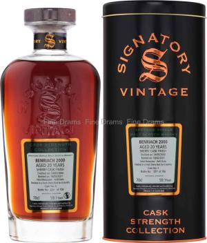Benriach 20 Year Old 2000 Cask 3 Signatory Cask Strength 70 cl 591