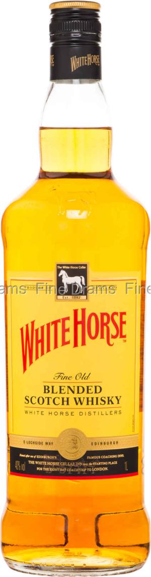 White Horse 1 Liter 100 cl 40