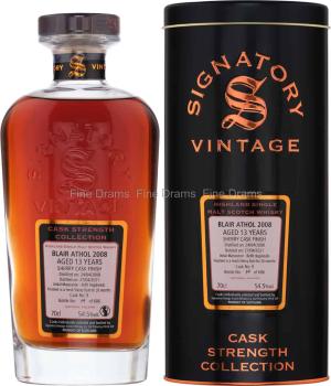 Blair Athol 13 Year Old 2008 Cask 9 Signatory Cask Strength 70 cl 545
