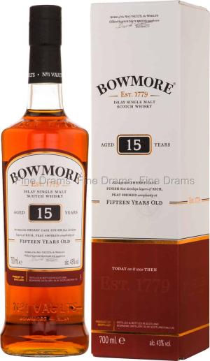 Bowmore 15 Year Old 70 cl 43