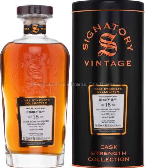 Orkney 18 Year Old 2005 Cask DRU17 A63 7 Signatory Cask Strength 70 cl 546
