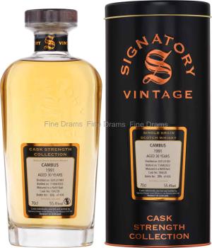 Cambus 30 Year Old 1991 Cask 34106 Signatory Cask Strength 70 cl 546