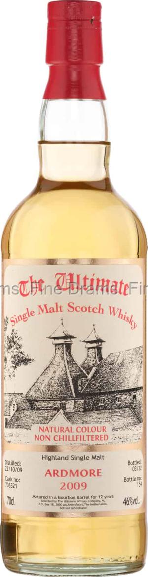 Ardmore 12 Year Old 2009 Cask 706321 The Ultimate Whisky Company 70 cl 46