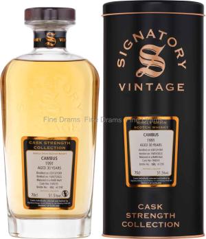 Cambus 30 Year Old 1991 Cask 104233 Signatory Cask Strength 70 cl 515