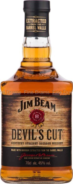 jim Beam Devils Cut Bourbon 70 cl 45
