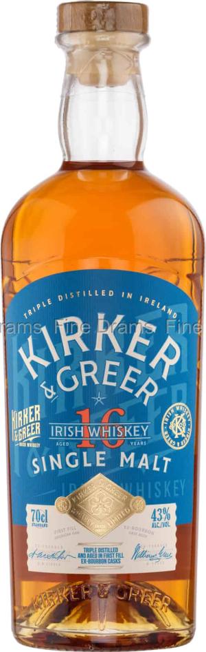 Kirker Greer Shamrock 16 Year Old 70 cl 43