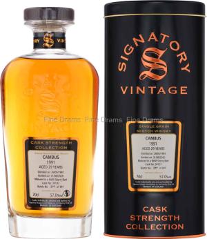 Cambus 29 Year Old 1991 Cask 34107 Signatory Cask Strength 70 cl 57