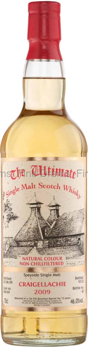 Craigellachie 13 Year Old 2009 Cask 306169 The Ultimate Whisky Company 70 cl 46