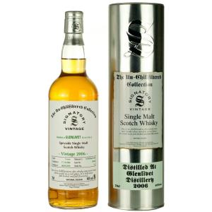 Glenlivet 9 yrs Speyside Unchillfiltered Signatory Single Malt Scotch Whisky