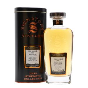 Port Dundas 22 yrs Cask Strength Signatory Single Malt Scotch Whisky