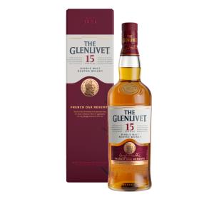 The Glenlivet 15 Year Old Speyside Single Malt Scotch Whisky 70cl