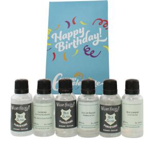 Happy Birthday Light Blue 6 Reasons Gin Gift Pack 6x3cl