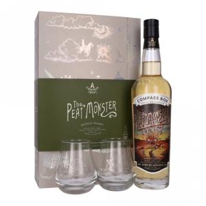 Compass Box The Peat Monster 2 Glass Gift Pack