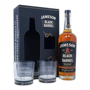 Jameson Black Barrel 2 Glass Gift Pack