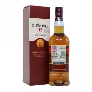 Glenlivet 15 Year Old With Personalised Engraving