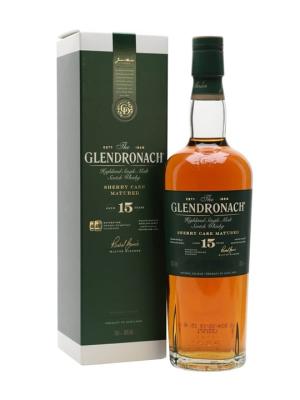 Glendronach 15 Year Old Sherry Cask Matured Highland Whisky