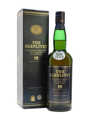 Glenlivet 18 Year Old Bot1990s Speyside Single Malt Scotch Whisky