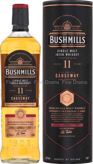 Bushmills 11 Year Old Cognac Cask The Causeway Collection 70 cl 47