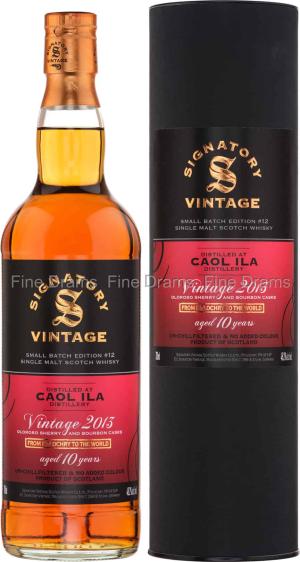 Caol Ila 10 Year Old 2013 Small Batch Edition 12 Signatory Vintage 70 cl 482